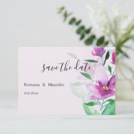 Unikhet Hos Violetta Akvarellkonst Blommor Spara Datumet