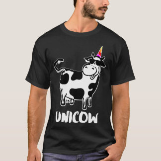 Uniko Cute Dairy Cow Farmer Funny Cow Älskare Gift T Shirt