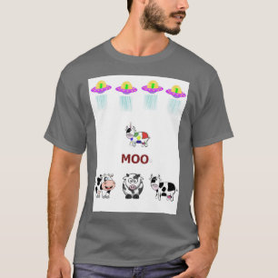 Uniko/kor, rymdskepp, UFO, söt T Shirt