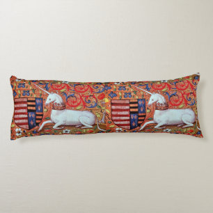 UNIKORT- OCH MEDELFANTASOFLÖDEN, BLOMMIGT MOTIV KROPPSKUDDE