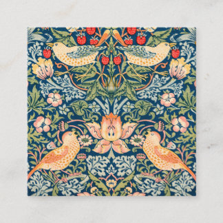 Unikt Affärskort, Snyggt, Blommigt Fyrkantigt Visitkort