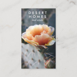 Unikt äkta Gods Cactus Flower Desert Photo Visitkort