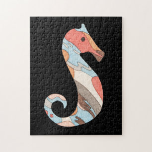 Unikt Art Puzzle - Seahorse #2 - Erin Brie Art Pussel