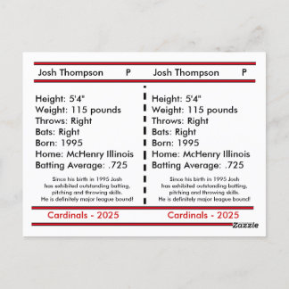 Unikt baskort för Anpassade Vykort