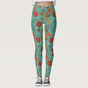 Unikt Blommönster Leggings