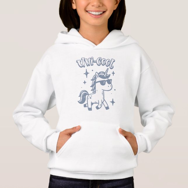 Unikt coolt enhörnings kul konst t shirt (Framsida)