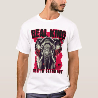 Unikt elefantmotiv - inspirerande och motiverande t shirt