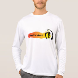 Unikt emblem i volleyboll tee