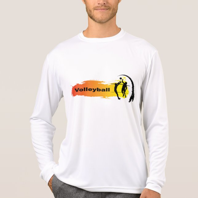 Unikt emblem i volleyboll tee (Framsida)