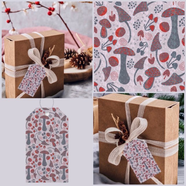 Unikt fall Mönster Stil Presentetikett (Skapare uppladdad)