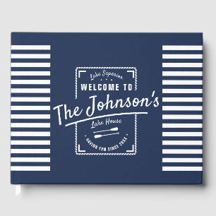 Unikt flotthus Rand Sjö Beach House Gästböcker