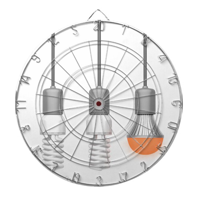 Unikt glöda LEDDE lätt Piltavla (Framsidan)