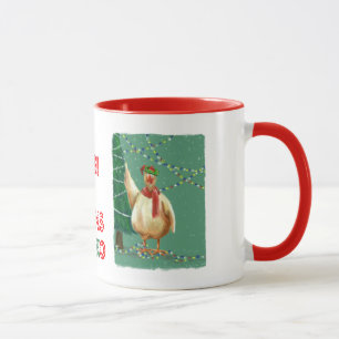 Unikt: God jul - från hönorna! Mugg