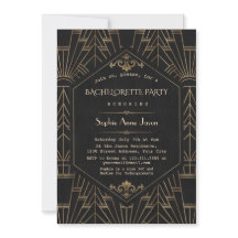 Unikt Guld Black Underbar Gatsby Bachelorette Part