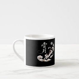 Unikt japanskt kattfotbollsgåva för kaffe, katt espressomugg