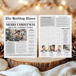 Unikt julfotkort för dagstidningar, Helgdag