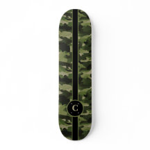 Unikt kamouflage-design skateboard för äventyr 