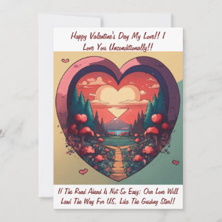 Unikt kort för alla hjärtans dagar: Express Your K