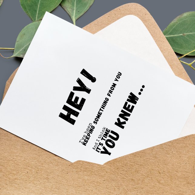 Unikt kort för graviditetsannonsering till familje (Skapare uppladdad)