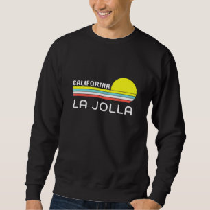 Unikt La Jolla California Retro Sunset Graphic No. Lång Ärmad Tröja