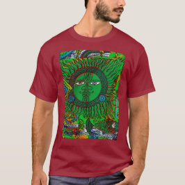 Unikt Mayan-temmaskmotiv T Shirt