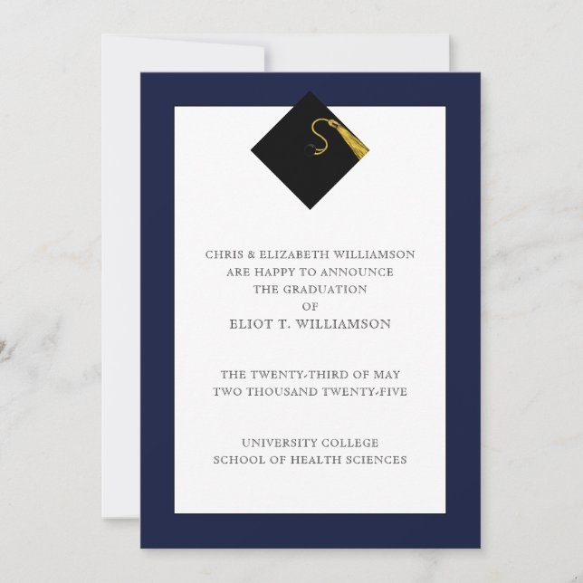 Unikt meddelande från Studenten Inbjudningar (Framsida)