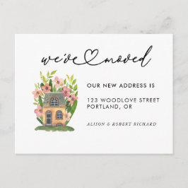 Unikt meddelande om Ny adress Flytta för Vi har fl Vykort