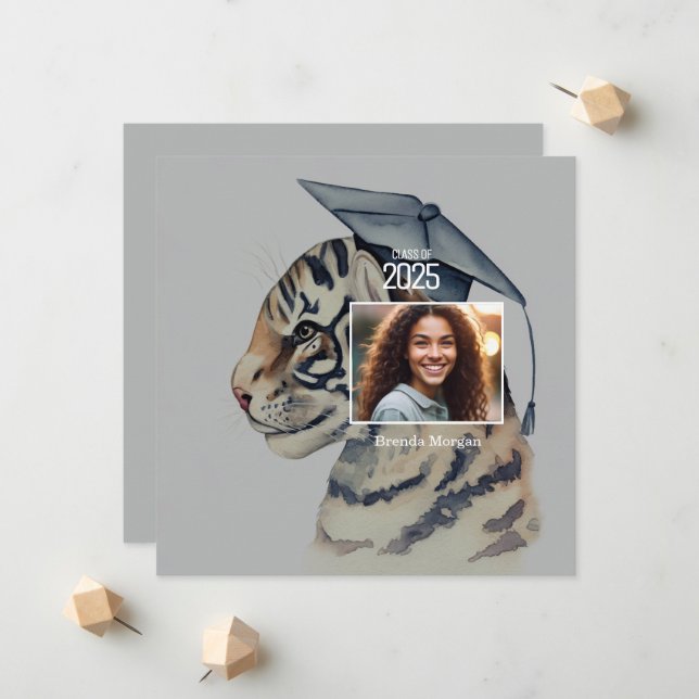 Unikt meddelandekort för Studenten Meddelande (Fram/Back In Situ)