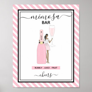 Unikt Mimosa Bar Skylt