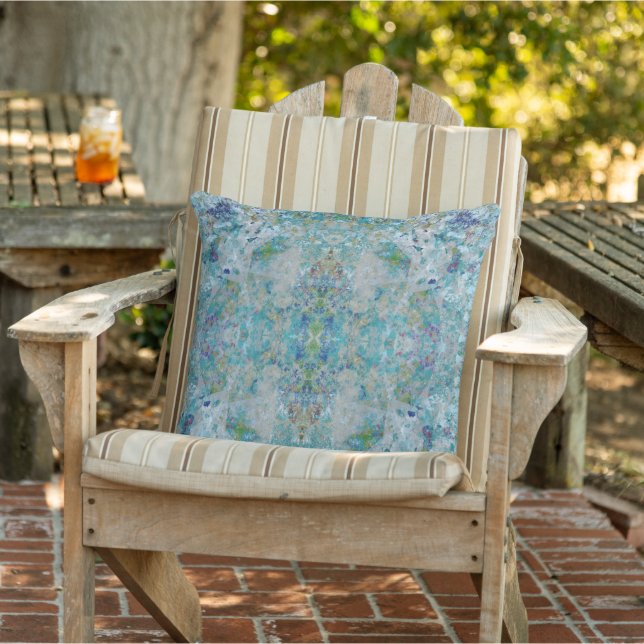 Unikt modern abstrakt konstdesign av ett slag kudde (Stol)