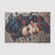 Unikt modernt kvinnoavståndspapper