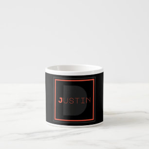 Unikt monogram espressomugg