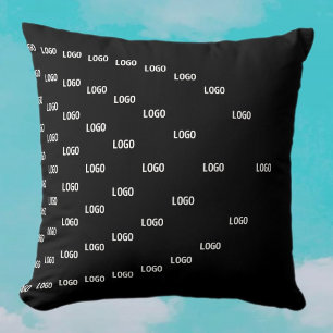 Unikt Mönster Med Din Logotyp/Laddad Bild Kudde