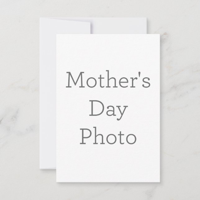 8.9 x 12.7 cm Platt Save The Date-kort (Framsida)