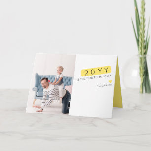 Unikt nyårskort för Önskemål Kort