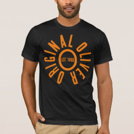 Unikt O för Oliver, Oscar, Owen Orange Birthday T Shirt