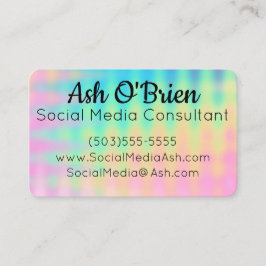 Unikt och färgstarkt Affärskort Visitkort