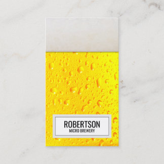 Unikt ölbryggeri visitkort