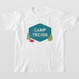 Unikt Personligt Tältnamn Födelsedagsfest T Shirt