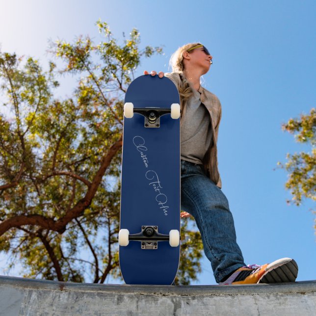 Unikt Personligt Text Skateboard Present Kortlek (Utomhus 1)