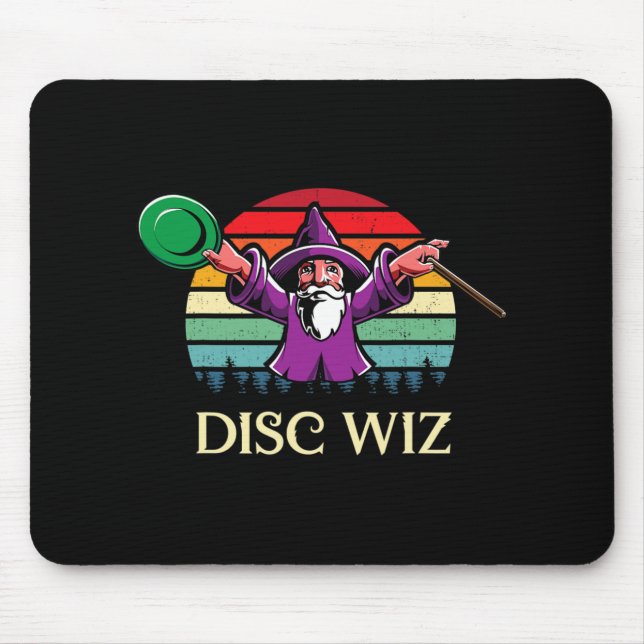 Unikt present till discgolfspelare Frisbees Golfer Musmatta (Framsidan)