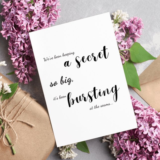 Unikt pussel-kort - hemlig kopiering av Baby Kort (Skapare uppladdad)