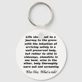 Unikt roligt över presenter från backe-nyckelkedja nyckelring