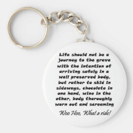 Unikt roligt över presenter från backe-nyckelkedja nyckelring