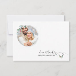 Unikt skandinaviskt julkort för tack anteckningskort