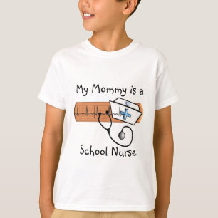Unikt skola sjuksköterskagåvor tee shirt