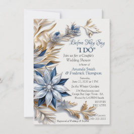 Unikt snöflingdesign för festlig vinter inbjudningar