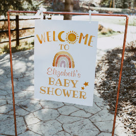 Unikt solsken, Måne, regnbåge och stjärnor Välkomn Poster