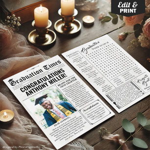 Unikt Studenten-kort för anpassningsbar Studenten Julkort