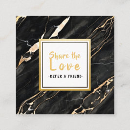 Unikt svart guld- kort för marmorkundremiss